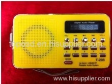 Insert Card Speaker Portable Speaker Card Digital Mini Stereo Belt Clip T205?