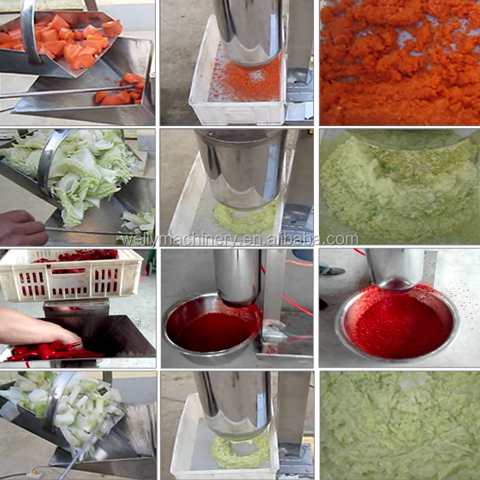 Factory price automatic mashed potato grinding machine/chilli paste machine/ginger garlic paste making machine