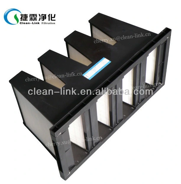 V Bank HEPA Filter, V Pack Mini Pleat Filter