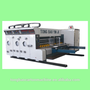 Two color printing slotting machine