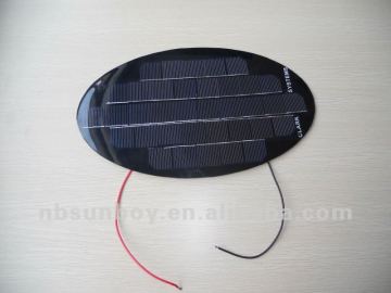 Oval Shape PET Solar Panel 5W