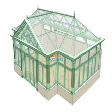 For Plants Prefab Container Garden Aluminum Glass House