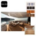 Soft EVA Faux Teak Sheet For Boat Flooring