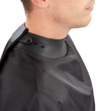 Custom Logo Waterproof Salon Capes with Snaps - New Arrival Neoprene Hairdressing Capes