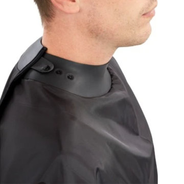 Custom Logo Waterproof Salon Capes with Snaps - New Arrival Neoprene Hairdressing Capes