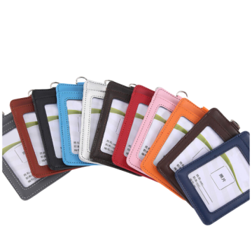 Leather Working Job Badge ID Card Holder