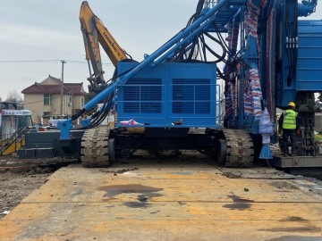 Underground diaphragm wall construction machinery