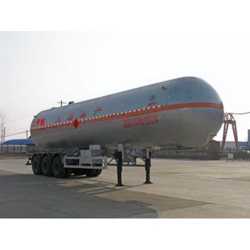 Tri-axle 12.1m Liquefied Gas Transport Semi Trailer