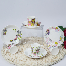 ceramic coffee cup and saucer, cup&saucer set,porcelain cup and saucer