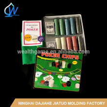 500pcs 4g poker chip set with tin box