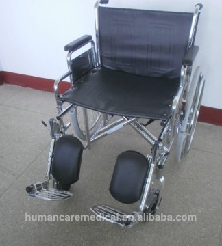 Heavy duty steel chrome polishing wheelchair with wheelchair parts uk