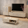 Nordic Solid Wood TV Cabinet vardagsrum