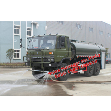 Dongfeng 6x6 Military Fire Water Truck Water Tanker Truck For Sales