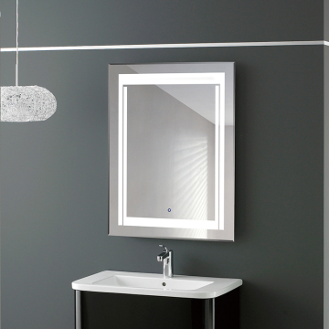 FUAO Magnifying Light LED fogless shower mirror