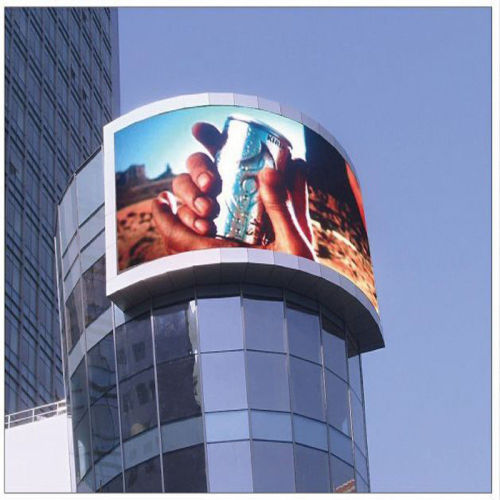 Commercial 16mm Led Outdoor Advertising Screens , Outdoor Led Billboards 8000cd / ㎡