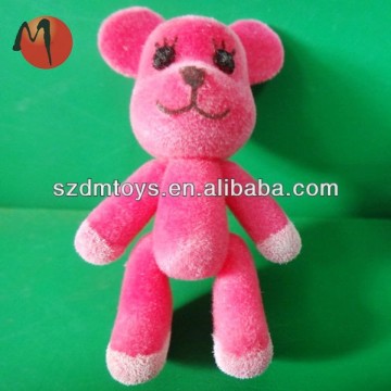 New products pvc flocking animal toys for collection