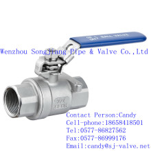 2pc ball valve with lock
