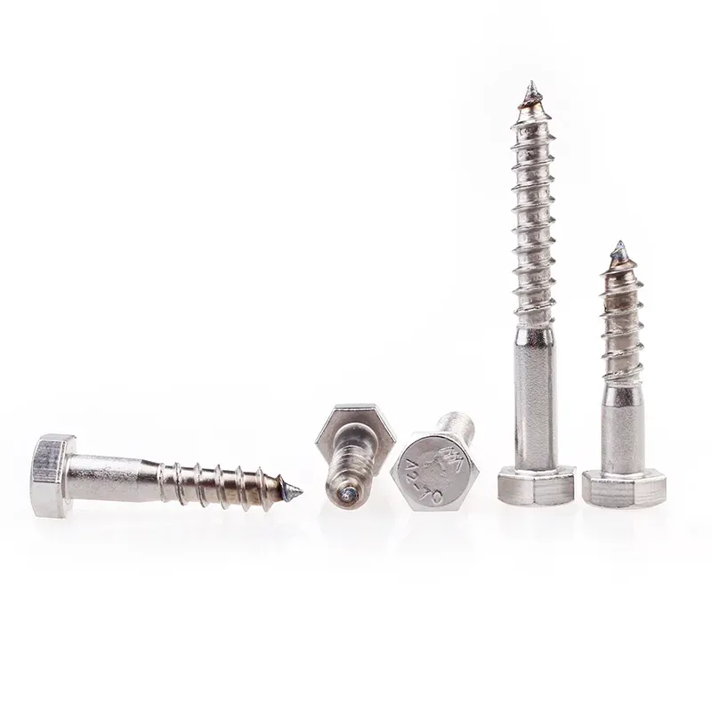 Precision DIN 571 Hex Wood Screws for Secure Fastening