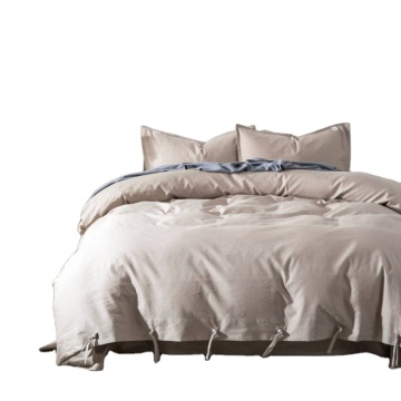 Danjor Linens Queen Size Bedding Set - French Linen Sheets and Duvet Cover