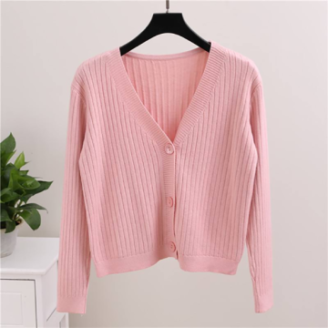 Damen Pink Fashion Strickpullover