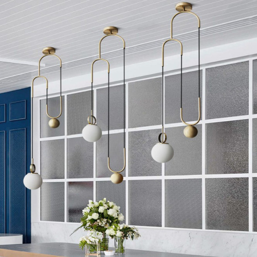 LEDER Brass Led Pendant Lamps