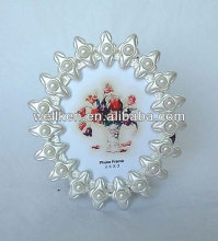 zinc alloy picture frame,tin alloy flower photo frame