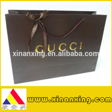 Luxury paper bag with hot stamping