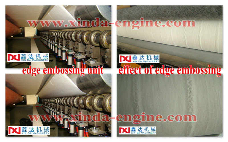 Automatic Toilet Paper Roll Edge & Full Embossing Machine