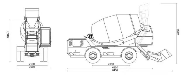 Drawing Self-loading Mixer (2) Drawing Self-loading Mixer (2)