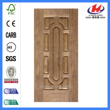 JHK-012 Kitchen Black Walnut Veneer Door Panel Natural