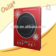 2200W red sensor touch control induction cooker