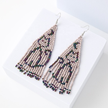 Bohemian Animal Series Handmade Beaded Tassel Earrings for Women - Dropshipping Collection