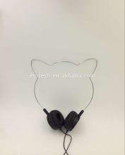 2016 fashionable Headphone for kids , cat shape headphone