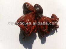 Frozen baby octopus fish clean