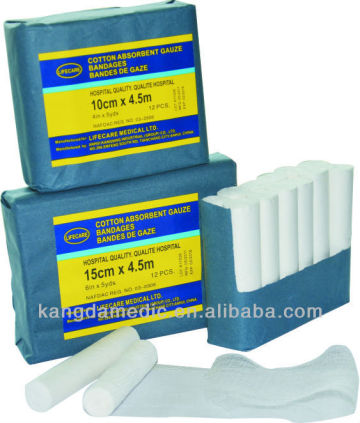 cotton absorbent gauze bandage