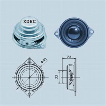 Multimedia 40mm 4ohm 3w Portable Mini Speaker