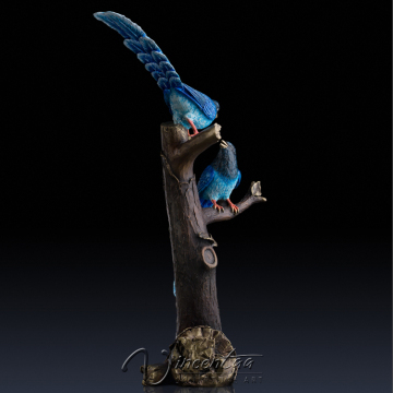 online shopping collectibles metal craft bronze magpie statue