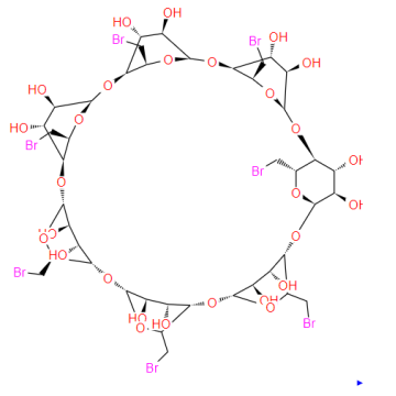 Heptakis- (6-Brom-6-Desoxy) -β-Cyclodextrin CAS: 53784-83-1