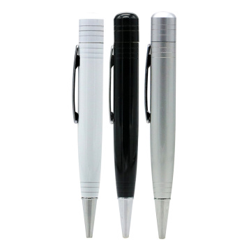 Factory wholesale metal ballpoint pen usb flash drive