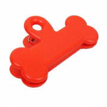 cute style plastic bag clip doggy bone shape clip