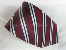 custom made silk ties jacquard woven tie with classical logo tie custom silk ties