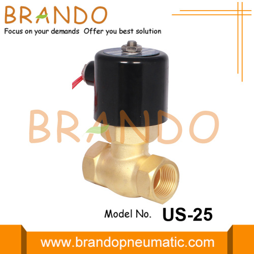 Válvula solenoide de latón de vapor tipo 1-US-25 Uni-D