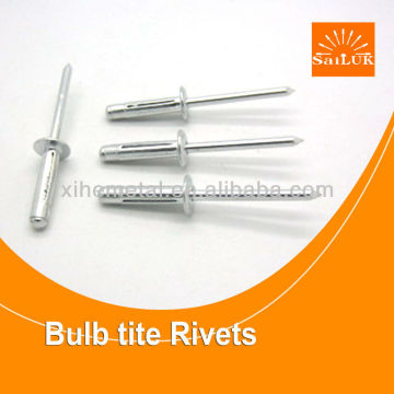 aluminum bulb tite rivets / new type fastener