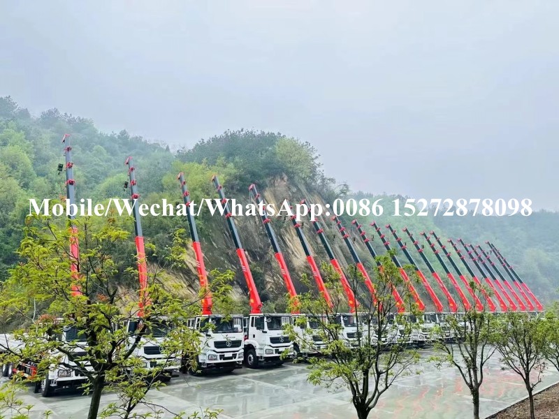 Crane montada en camión Shacman (3) SHACMAN Truck Mounted Crane (3)