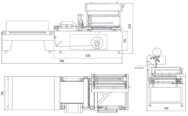 Automatic Side Sealer Shrink Tunnel Automatic Side Sealer Shrink Tunnel