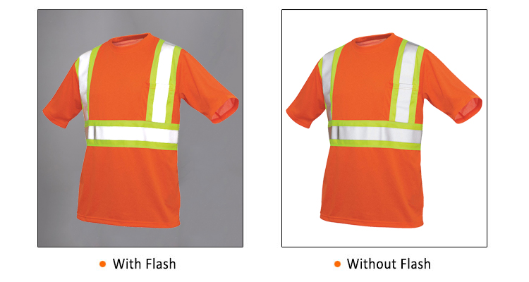 Hi vis safety reflective t-shirt custom shirt