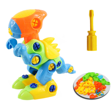 DIY Dinosaur Disassembly Assembly Toys Baby Kids Early Educational Blocks Toys With Assemble Screw Driver Nut Toys for Children