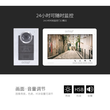 Wire Camera Video Door Phone Intercom