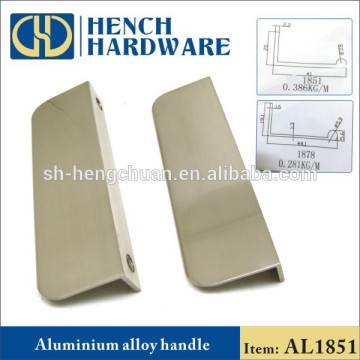 Aluminum Recessed Handle Hidden Cabinet Pull Handle