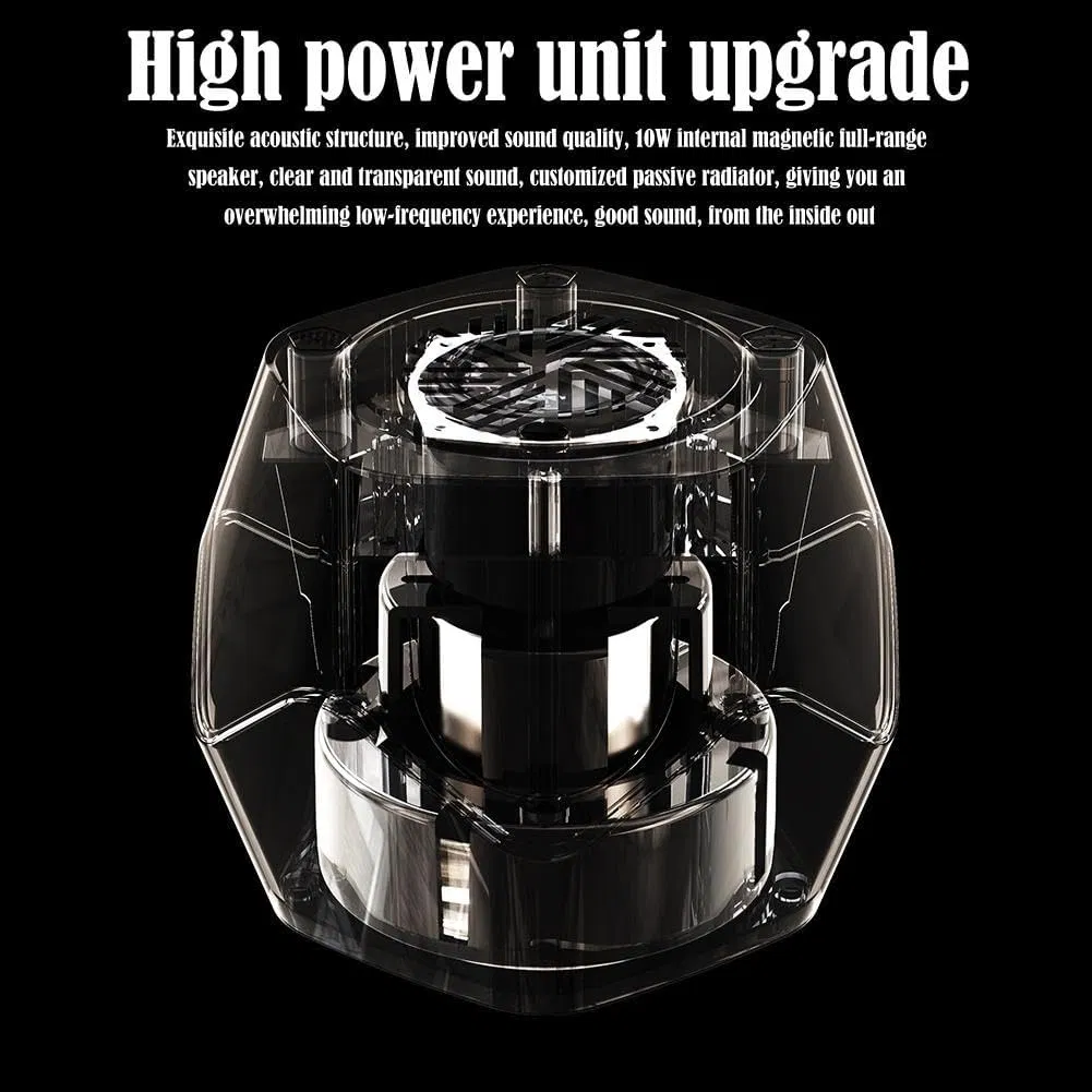 Dancing Magnetic Fluid Speaker for Visual Display Lighting